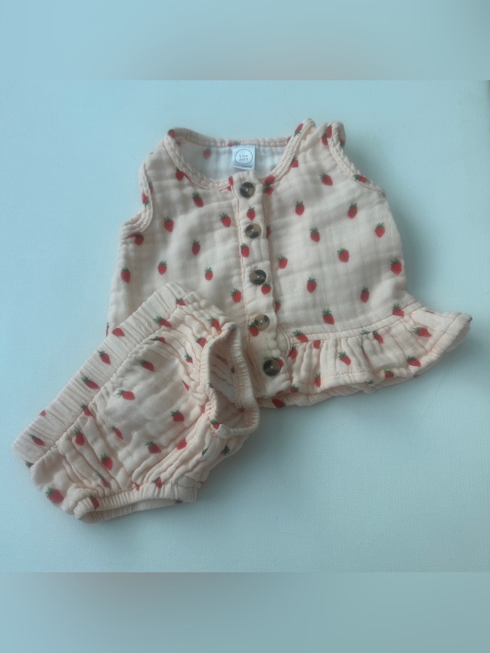 Lou Lou & Company girl’s Bloomers Set.  Size 3-6M.